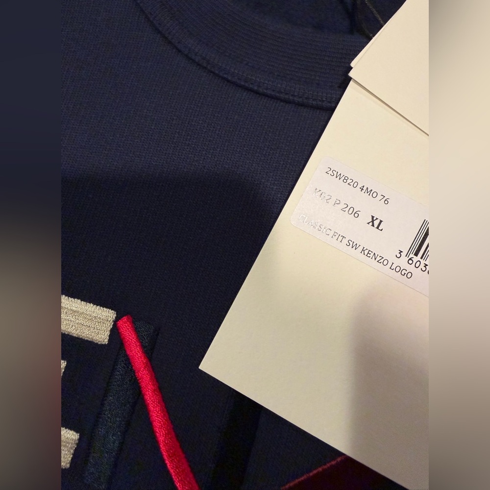 Kenzo Navy Crewneck Sweatshirt - Picture 10 of 11